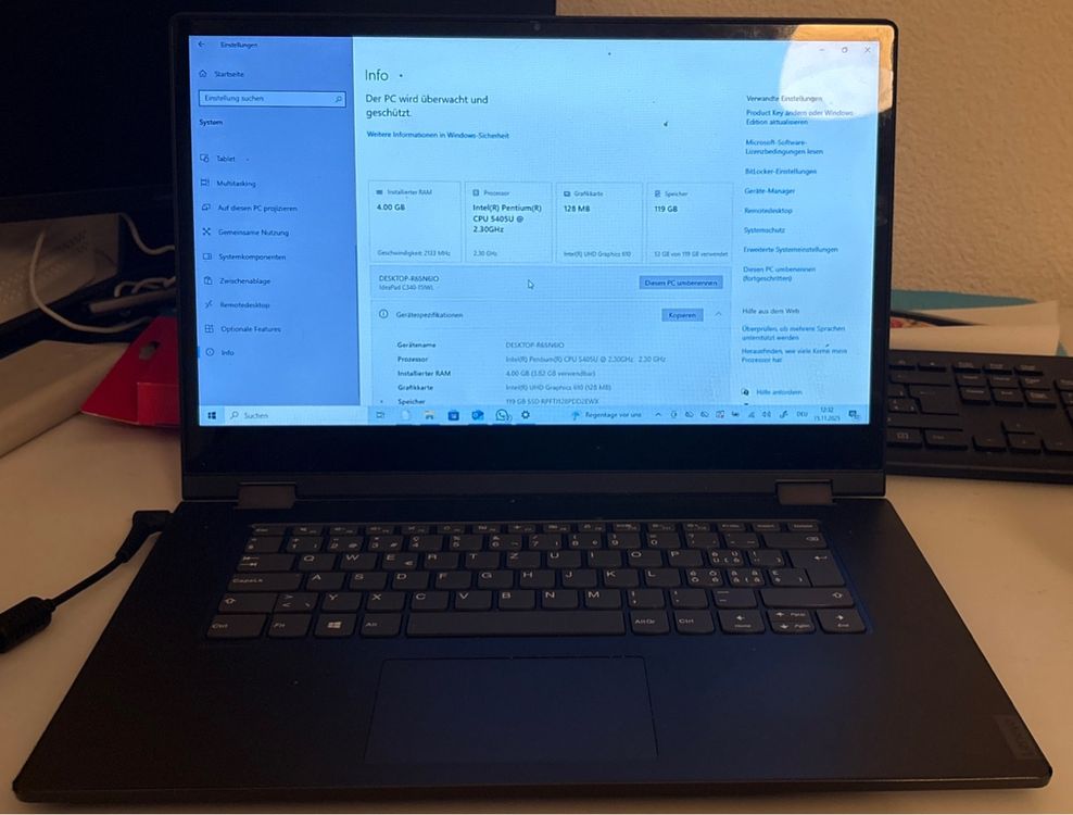 Laptop - Lenovo IdeaPad C340 (Gebraucht) in Rothenburg für CHF 250 ...