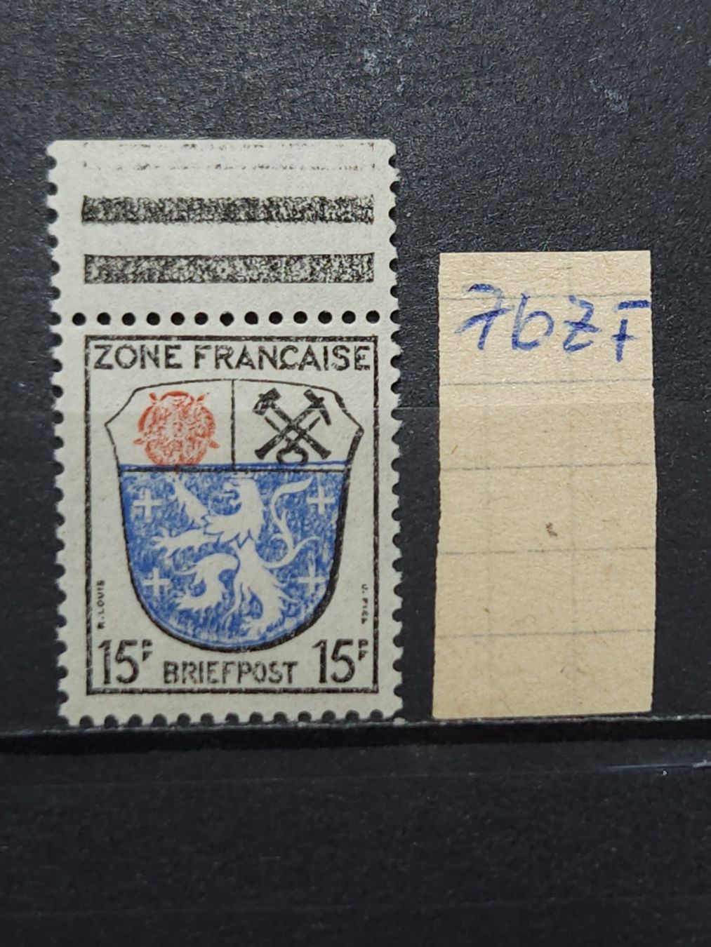 Alle Briefmarken: Franzö Zone Allgemeine Mi-Nr.7 bzF Postfrisch Geprüft BPP – Neu (gemäss Beschreibung) aus Kriens von Nidfeld45