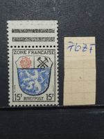 Franzö Zone Allgemeine Mi-Nr.7 bzF Postfrisch Geprüft BPP