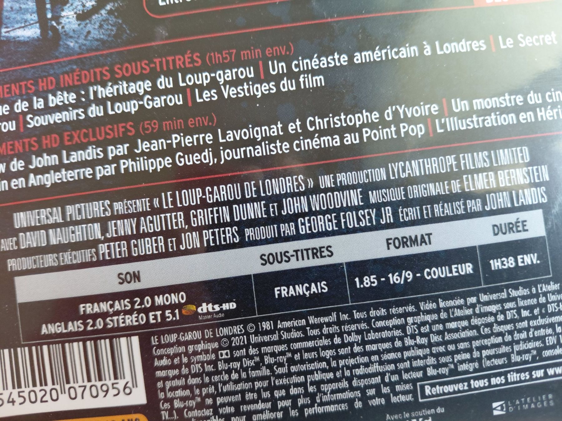 Tutti i DVDs: Le loup garou de londre – Usato da Denges venduto da Hellboy10 2