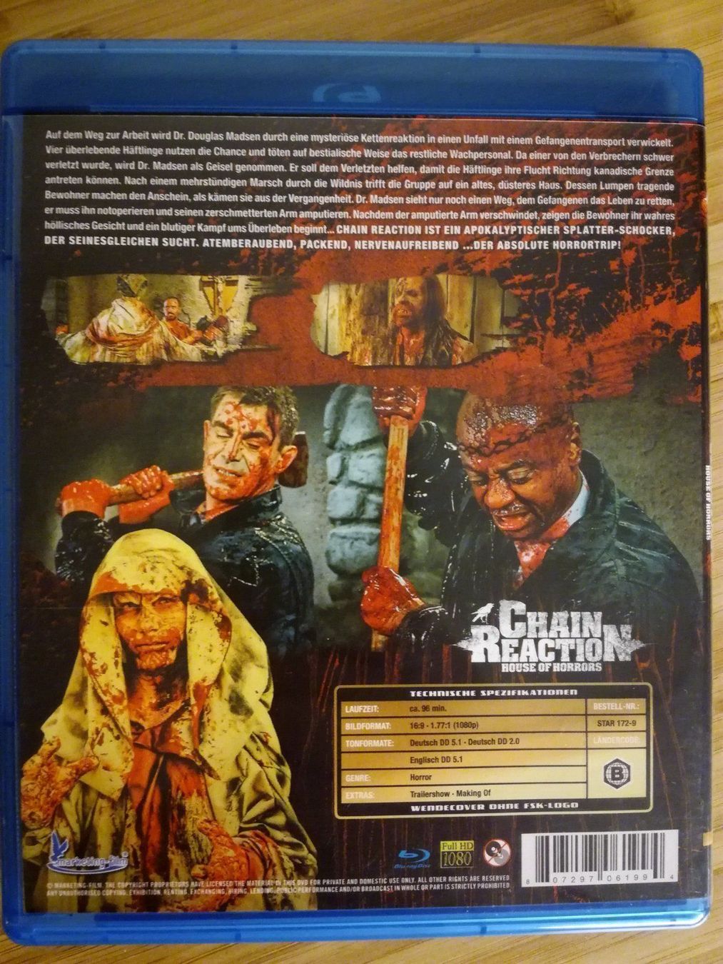 Tutti i DVDs: Olaf Ittenbach's CHAIN REACTION Horror Blu Ray – Usato da Zürich venduto da BeyTYGURUM 1