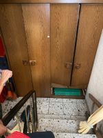 Kleiderschrank Holz dunkel vier Türen