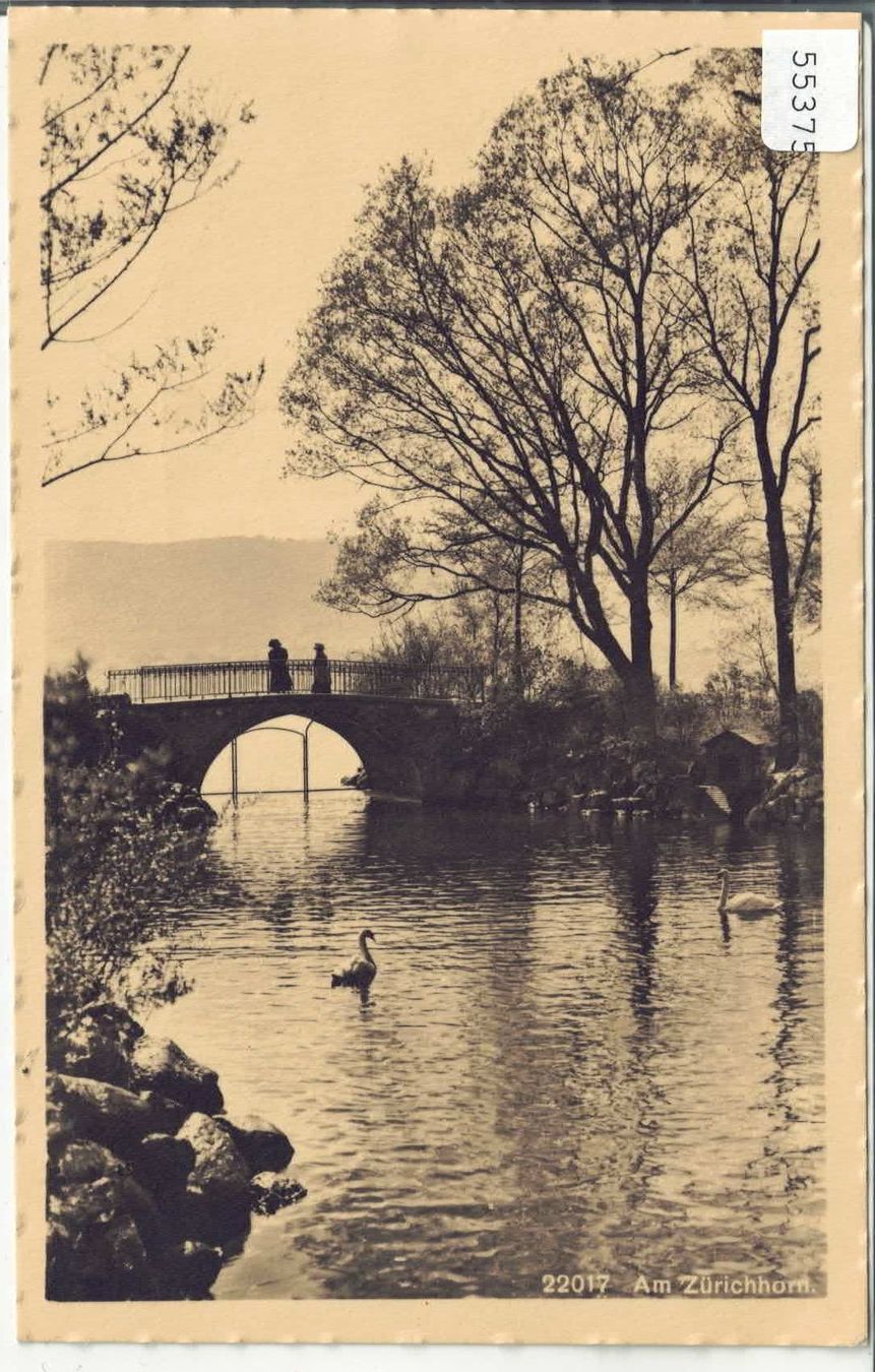 Cartoline postali: Am Zürichhorn - animee – Usato da Ettingen venduto da Kartenplanet