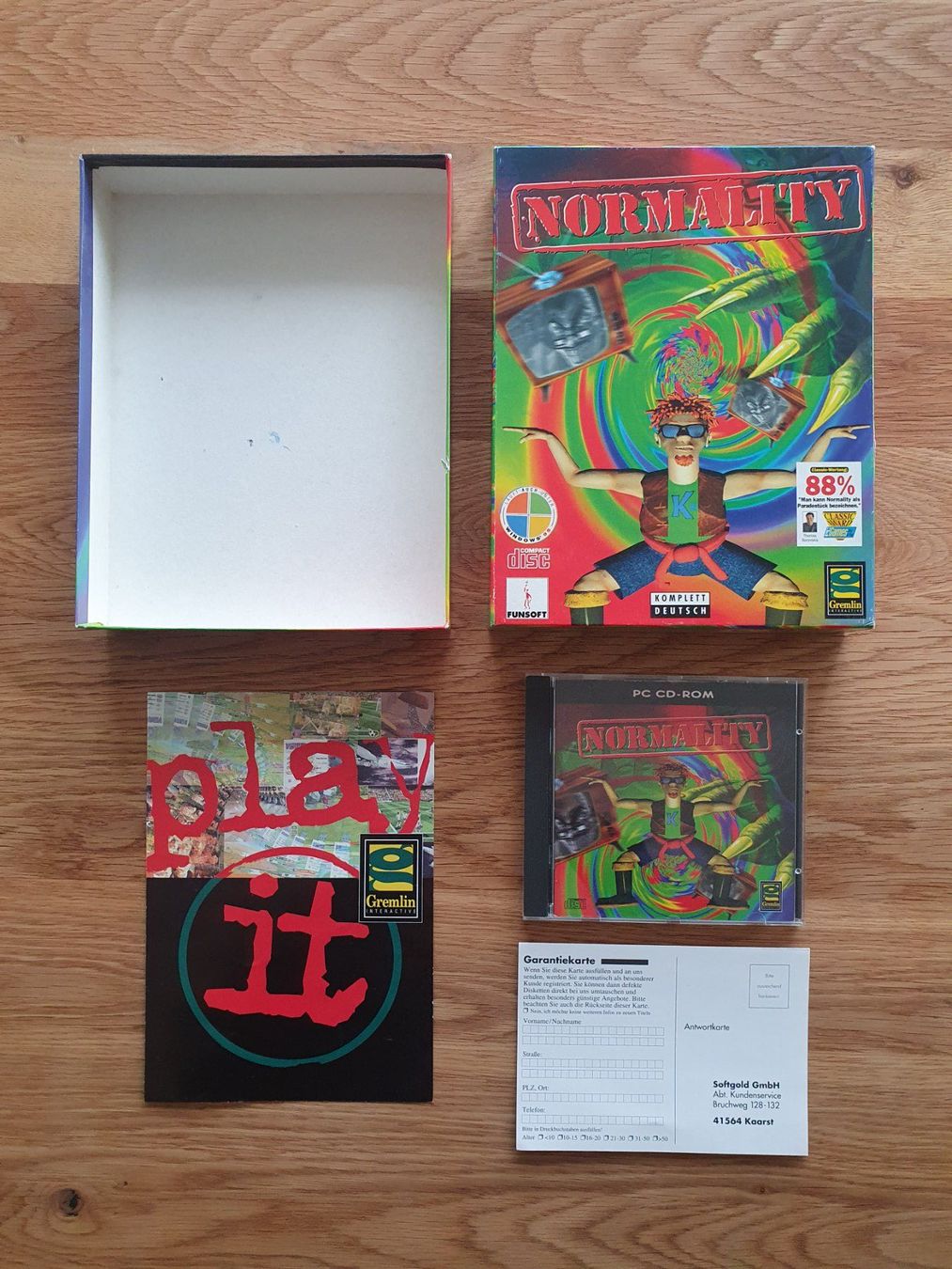 Giochi: PC Game Normality (1996) Big Box – Usato da Greifensee venduto da perfectioN88 3