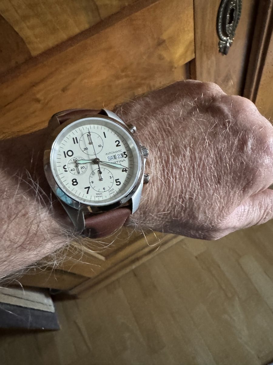 Certina Orologi: Toller neuer Herrenchronograph Certina DS Pilot, Automatic – Nuovo e nell'imballaggio originale da Rünenberg venduto da Fendi02 8