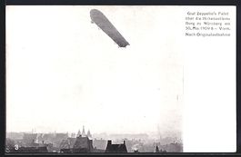 Nürnberg, Graf Zeppelins Fahrt über di