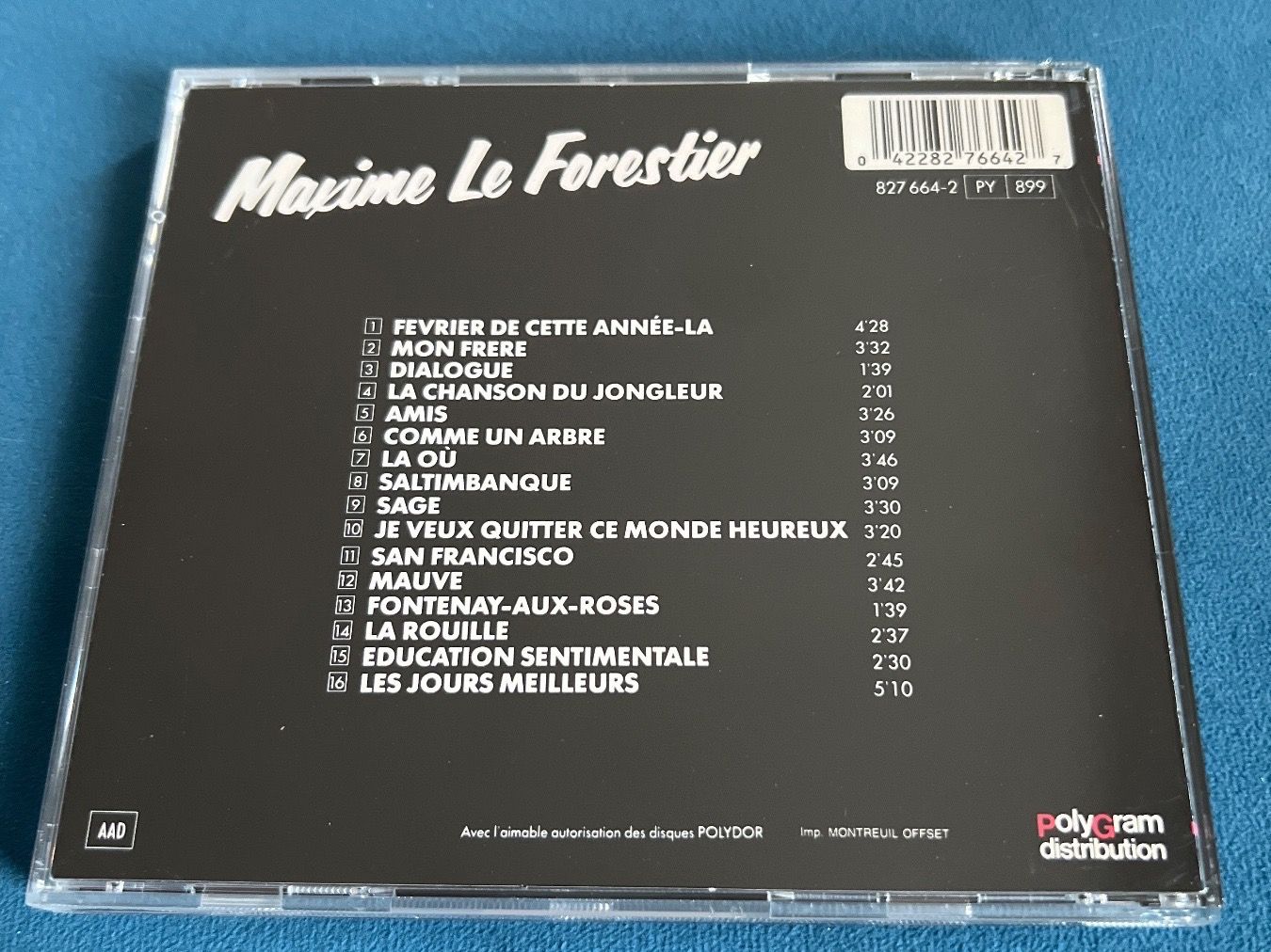 CD: CD Master Série « Maxime Le Forestier » polygram – Usato da Bouveret venduto da Feelgoodtrading 1