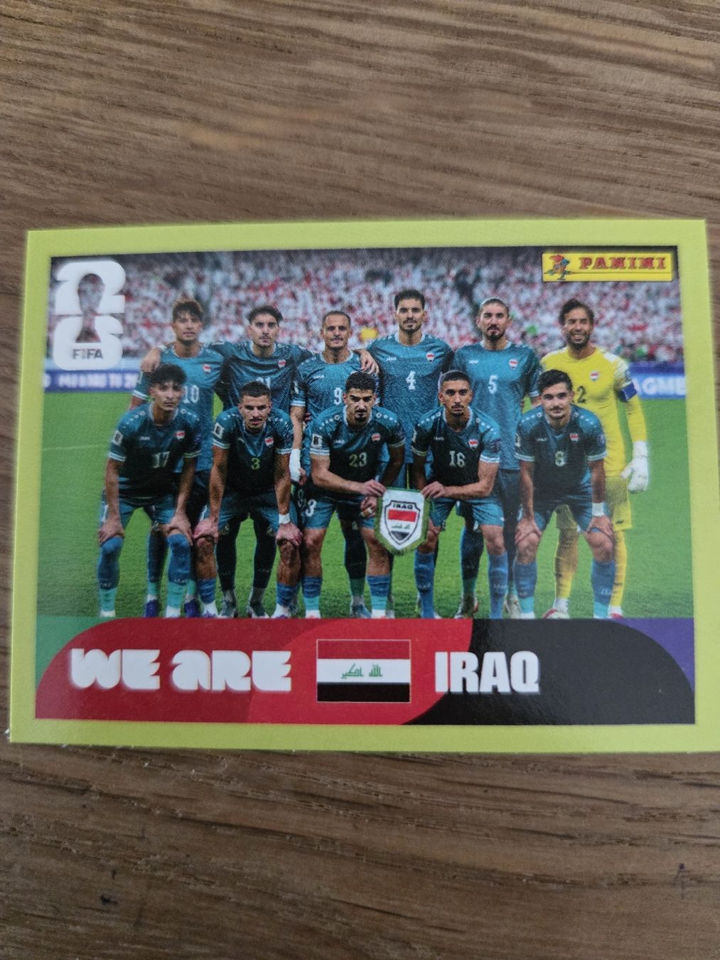 Panini Carte collezionabili: Panini Sticker 2026 IRQ 13 – Nuovo (secondo la descrizione) da Luzern venduto da .Skylake.
