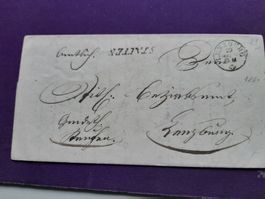Vorphilabrief von STAUFEN/AG nach Lenzburg, 29.Mai 1860!