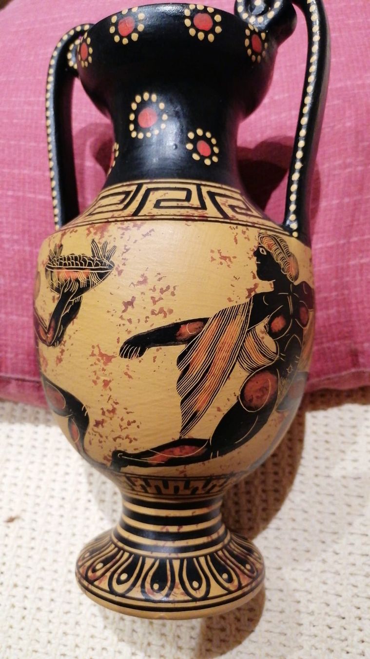 Caraffe: Vier schöne Amphoren aus Knossos – Usato da Grächen venduto da Hel7890 5