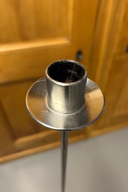 Portacandele: Kerzenständer, Chromstahl, Desinerobjekt, Handmade – Usato da Bösingen venduto da Nikita456 4