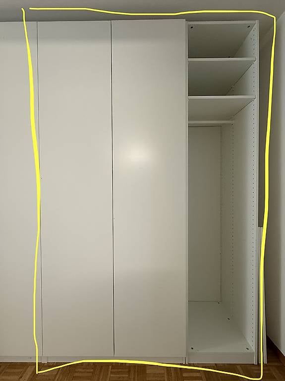 Armadi: IKEA PAX Schrank weiss – Usato da Zürich venduto da Lallilu