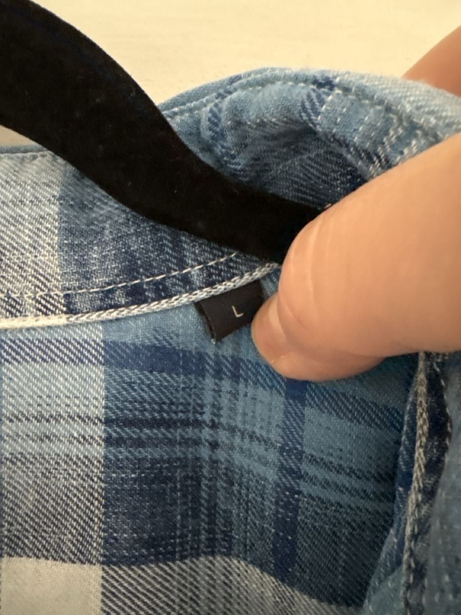 Camicie: Jack & Jones Hemd, Grösse L, hellblau kariert – Usato da Affoltern am Albis venduto da Cmara 2