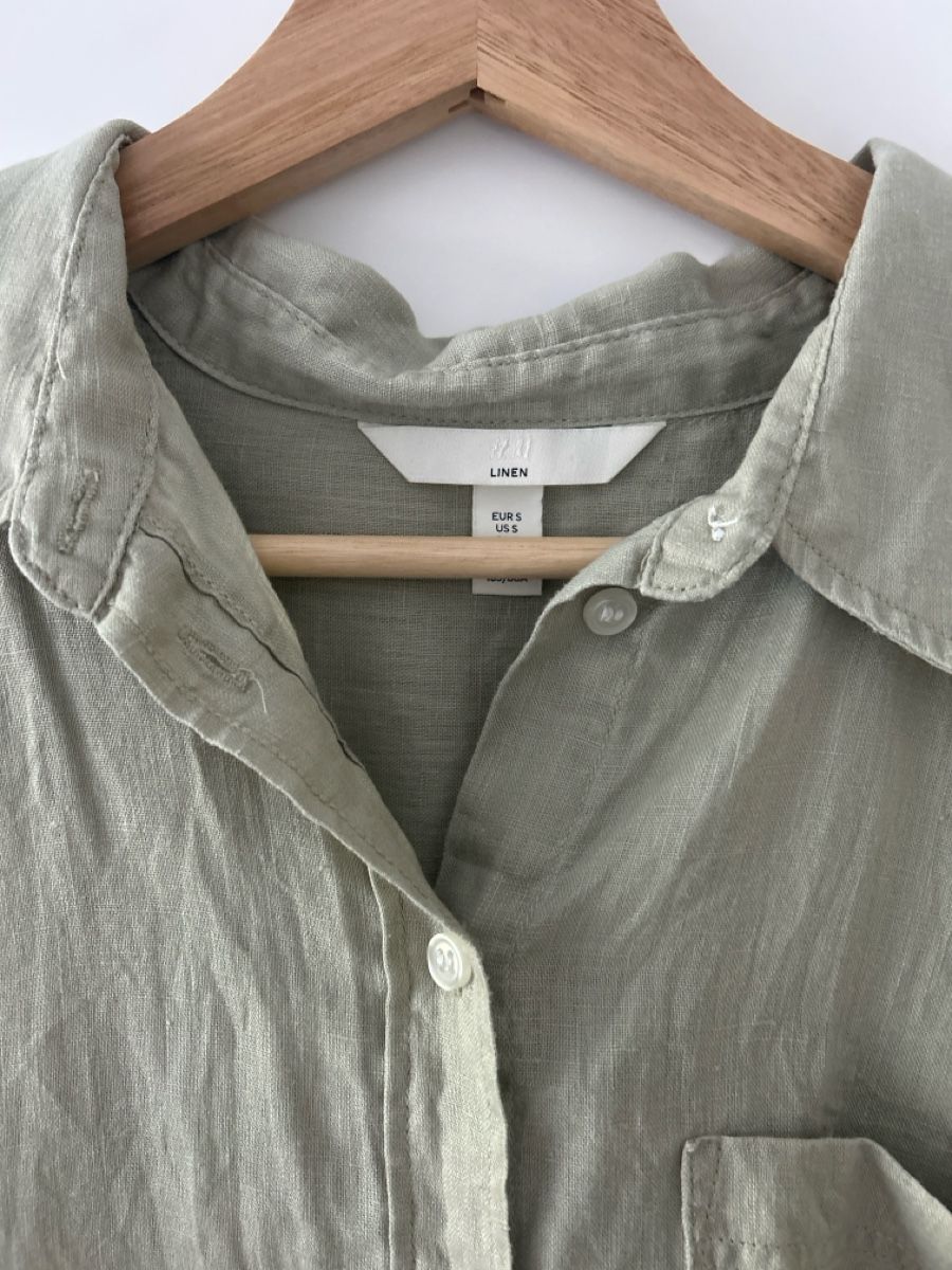 H&M Camicette: Linen-Hemd H&M Gr. S – Usato da Fraubrunnen venduto da alne777 1