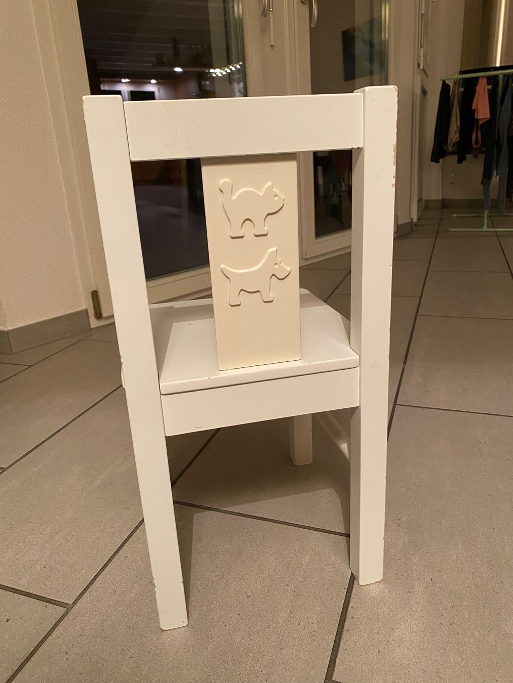 Ikea Sedie: IKEA Kinderstuhl Kritter, weiss – Usato da Nussbaumen AG venduto da Koffein 1