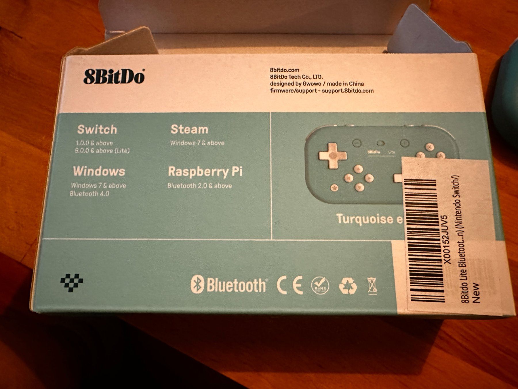 8BitDO Controller: Gamepad 8BitDo: Lite Bluetooth Gamepad Bleu – Usato da Bellevue venduto da LarsUlrich01 3