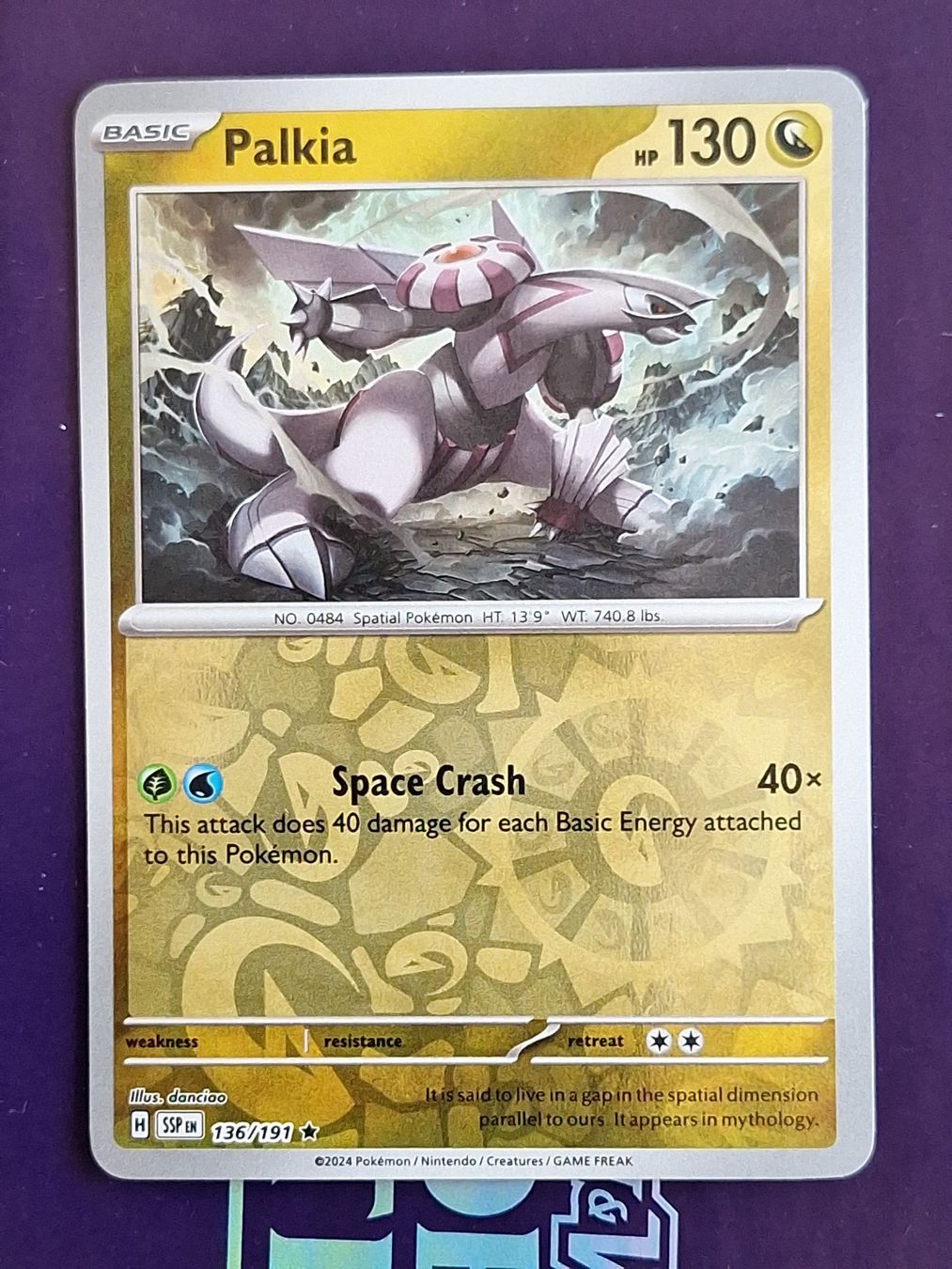 Pokémon Carte collezionabili: Palkia - Reverse Holo - Pokemon Surging Sparks – Usato da Altstätten SG venduto da GGsGameshop