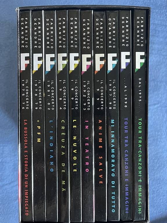 Tutti i DVDs: CD e DVD Fabrizio De André - I concerti – Usato da Viganello venduto da 597_k72f 4