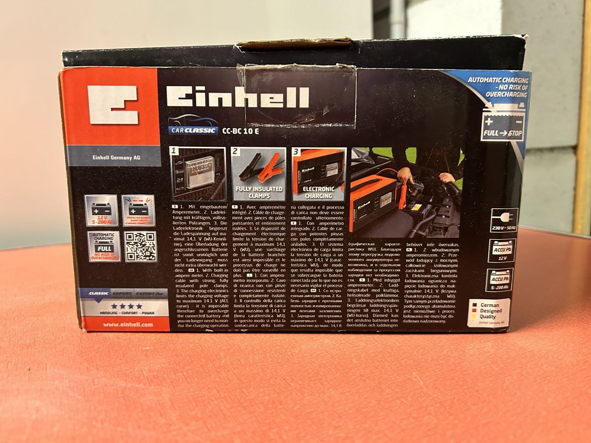 Einhell Caricabatterie: Einhell CC-BC 10 E Batterieladegerät - Neuwertig! – Nuovo (secondo la descrizione) da Lanzenhäusern venduto da vic63 1