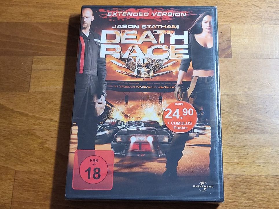 Alle DVDs: Death Race (2008) NEU OVP – Neu und originalverpackt aus Pfungen von Whitie