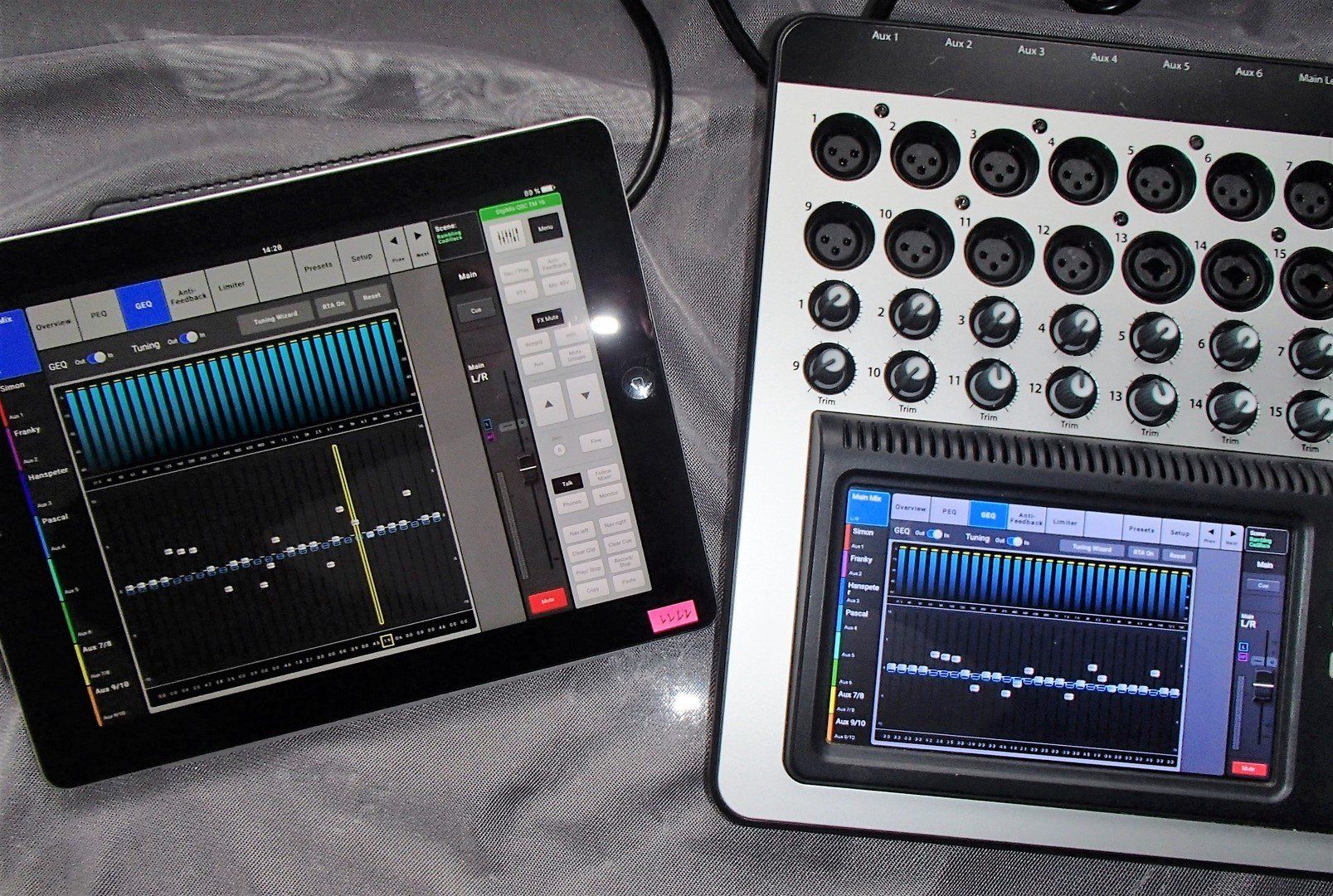 Qsc Console di mixaggio: Digital-Mischpult QSC TouchMix 16 mit Case – Usato da Wattwil venduto da webrawa 7
