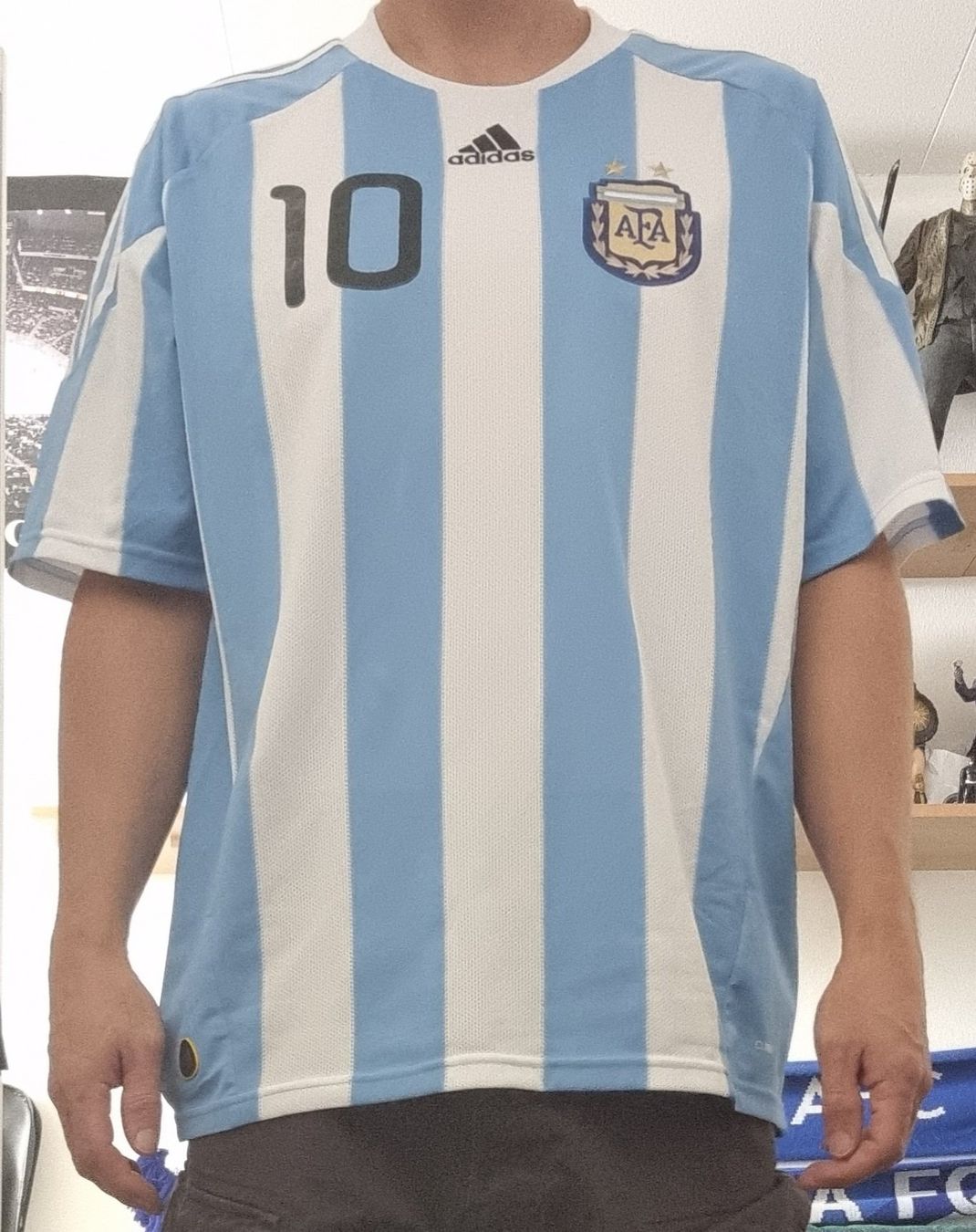 Adidas Canottiere & Pantaloni: Argentinien Heimtrikot – Usato da Mollis venduto da man_dz7w 1