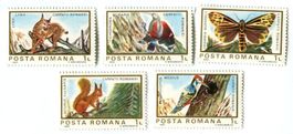 Briefmarken "Vögel & Tiere". Rumänien.