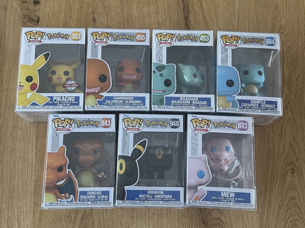Funko Statuette: Funko Pops - 7 Pokémon Funko Pops – Usato da Muttenz venduto da Pokefabi_7