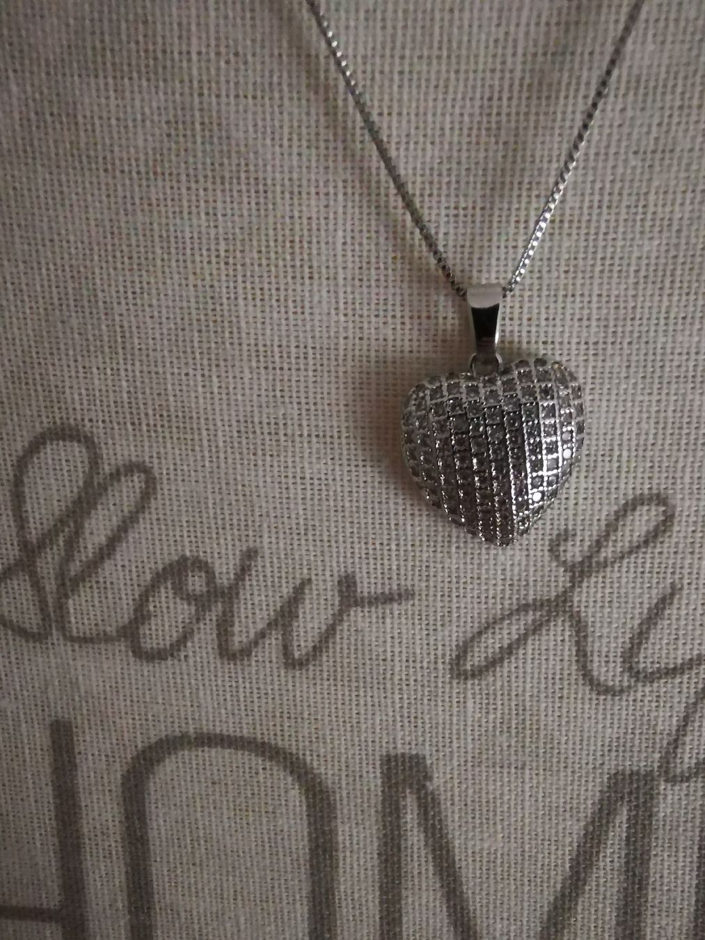 Catenine: Collier cœur strass – Nuovo (secondo la descrizione) da Brügg BE venduto da Angel2300 1