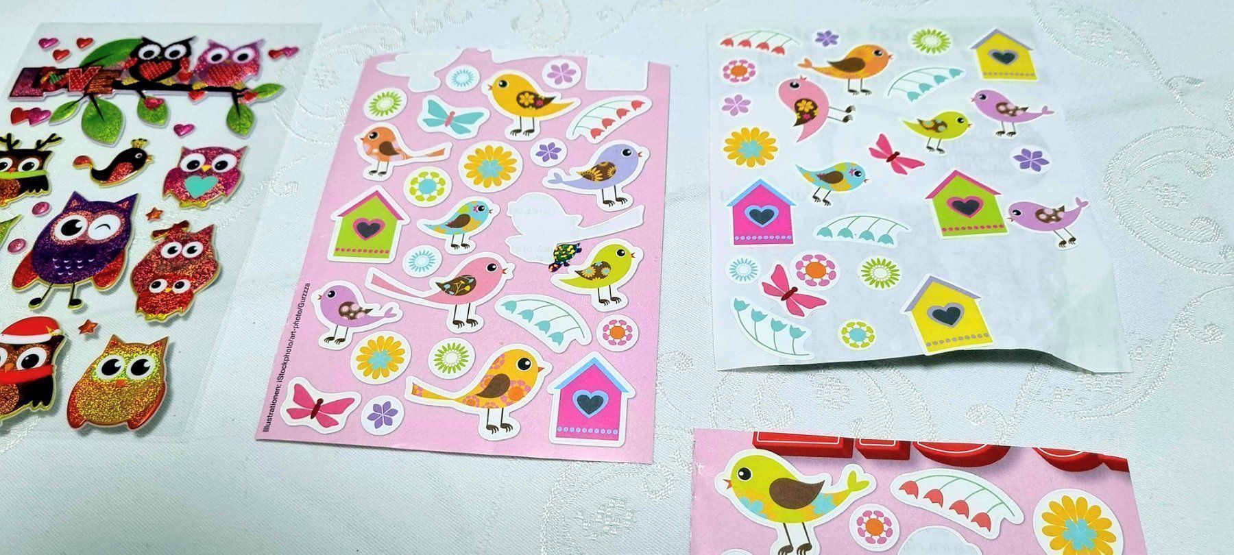 Sticker: 8 lustige Stickerbögen 3D + 2D – Usato da Effretikon venduto da lenalisa63 4