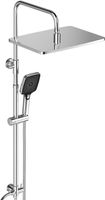 Duschsystem Regendusche Set Chrom Edelstahl 35x25 Handbrause