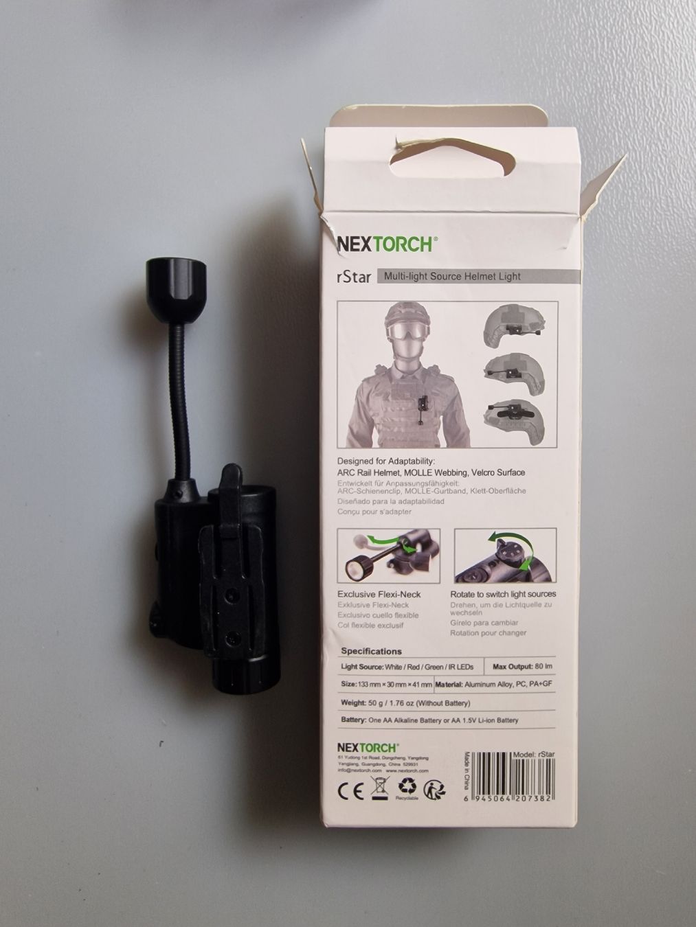 Lampen: Nextorch Taktische LED-Helmlampe rSTAR – Neu und originalverpackt aus Feusisberg von luk_5zkg 1