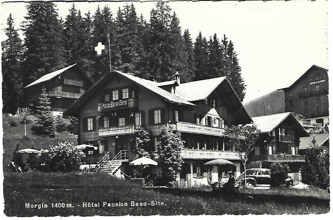 Ansichtskarten: Morgins VS Hotel Pension – Gebraucht aus Wetzikon ZH von Brulu100