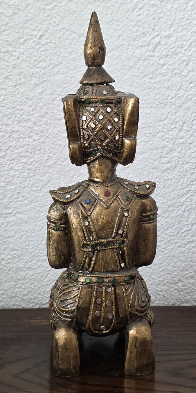 Figuren: Holzfigur Buddha sitzend  – Gebraucht aus Rheinsulz von Gilea 3