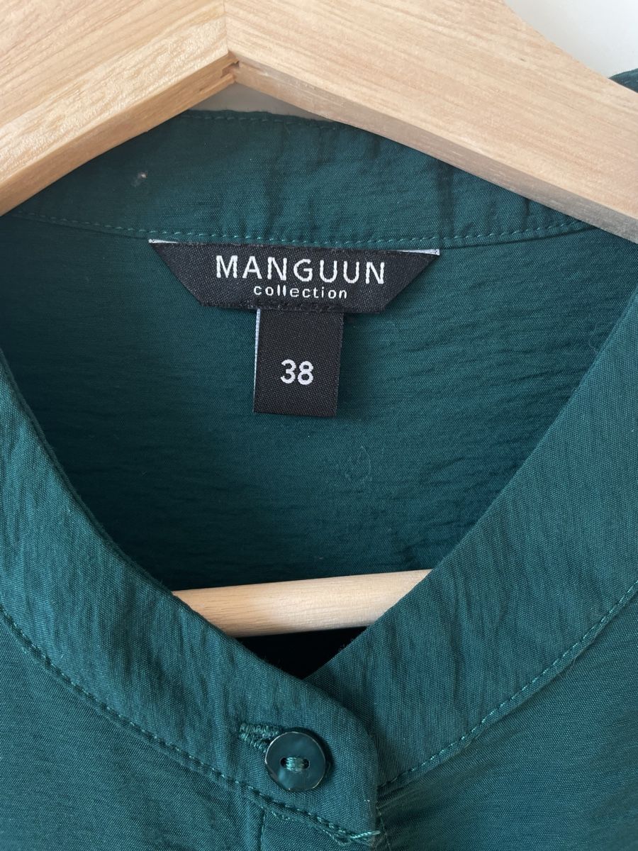 Camicette: Schlichte, grüne Bluse von Manguun, Gr. 38 – Usato da Neukirch an der Thur venduto da bee88 2