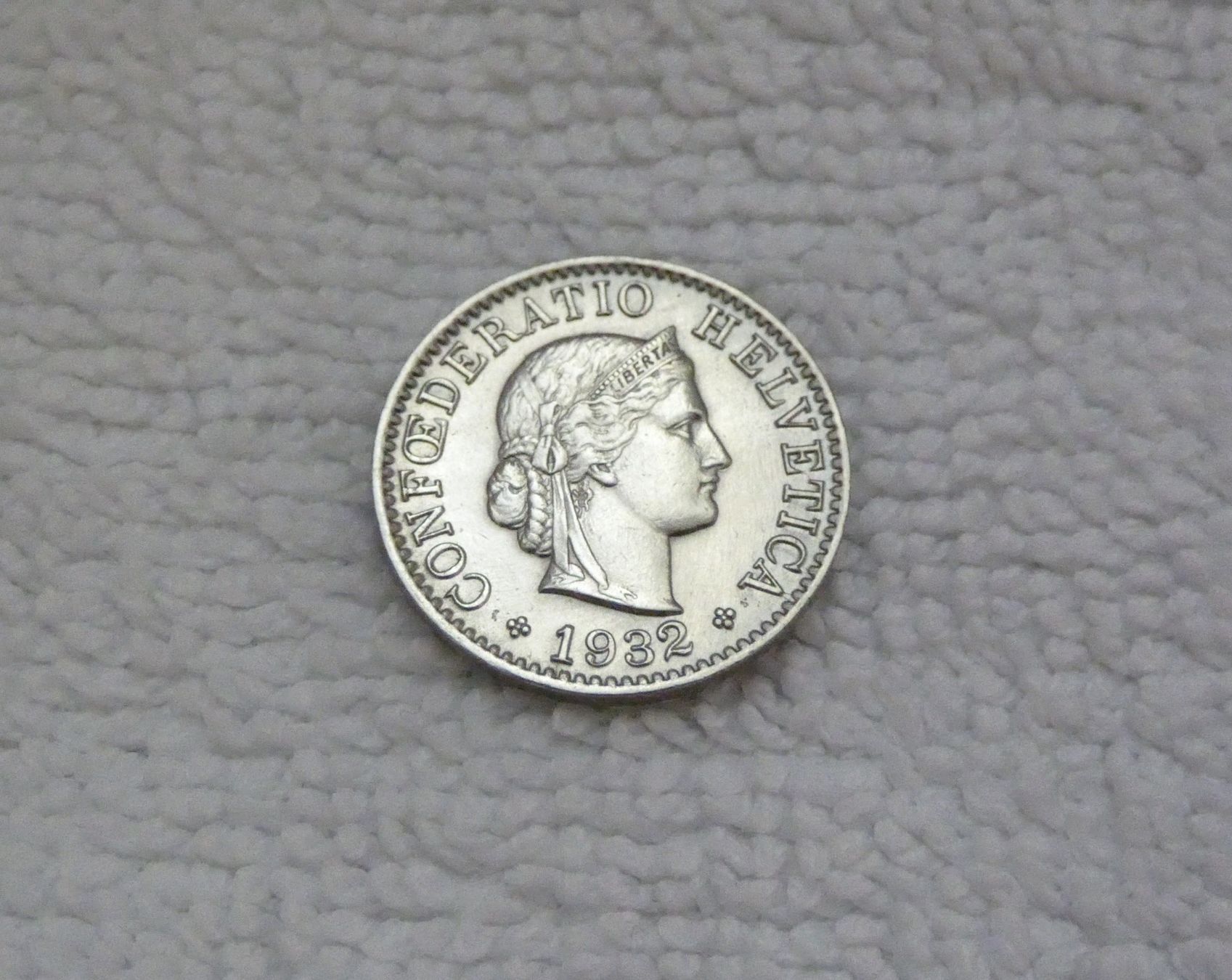 Tutti le monete: 5 centimes/rappen 1932 – Usato da Nyon venduto da Ilmi09