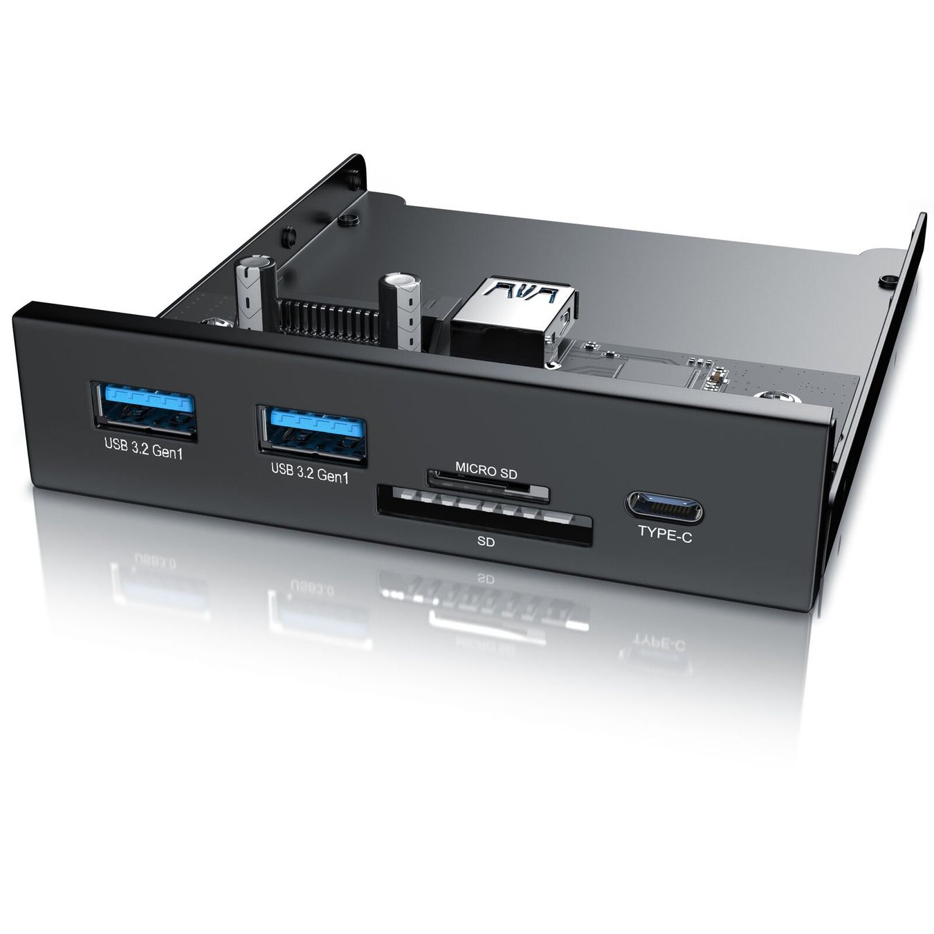 Lettori di schede: CSL SD, microSD Cardreader / USB A+C Bay 3.5'' PC intern – Usato da Langenthal venduto da pc-s1 1