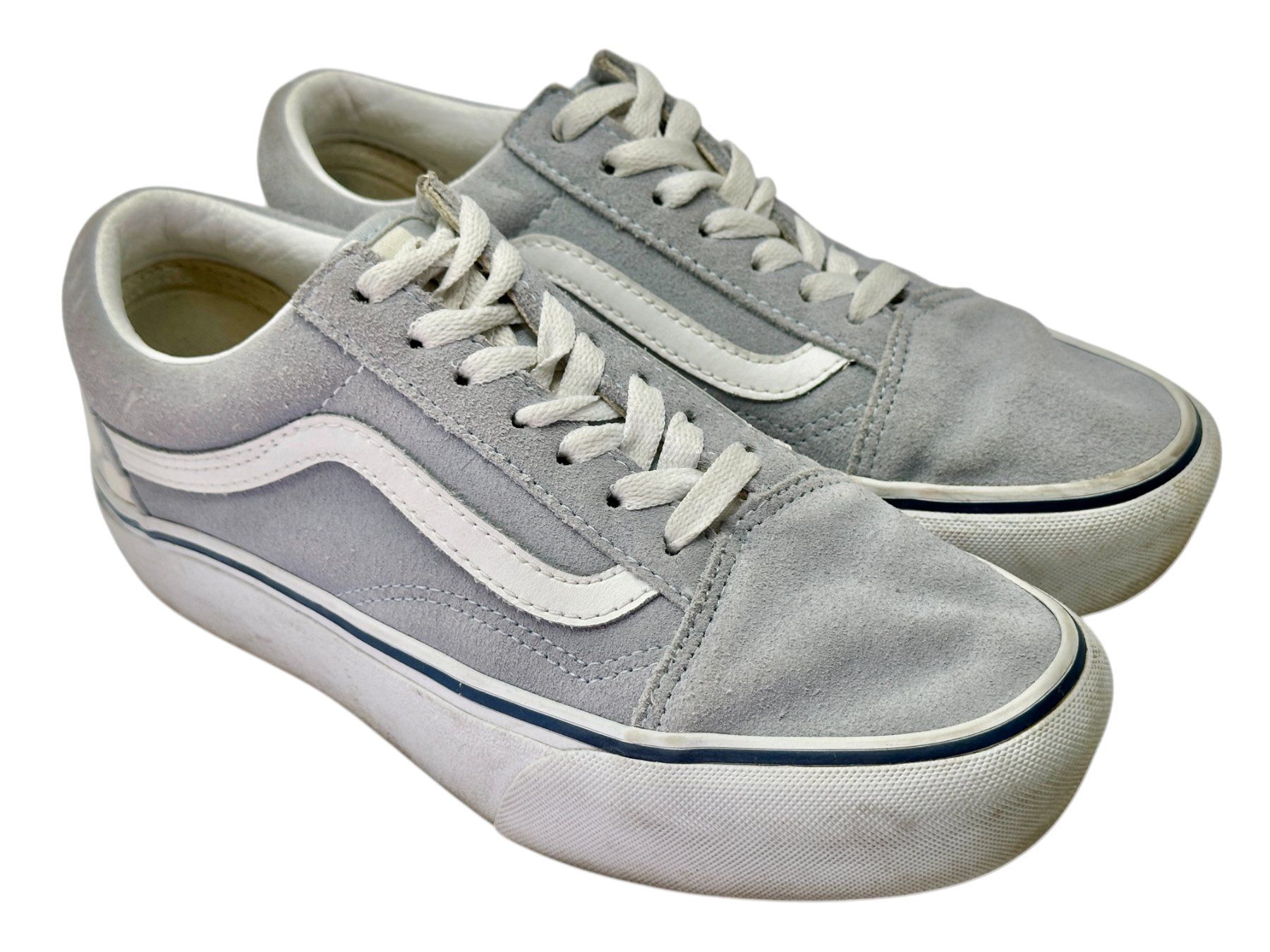 Vans Scarpe da donna: Vans Old Skool cuir gris. Pointure 37 – Usato da Morges venduto da DidisLuxeFinds 2