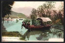 AK Locarno, Sponda del Lago, 1910