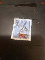 Timbre RDA moulin à vent Dabel 10 pfennig, 1981 rare