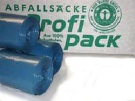 1 Rolle = 15 Abfallsäcke LDPE, 120L, blau, 75 my