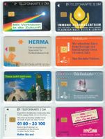 8 Telefonkarten Deutschland O-Serie