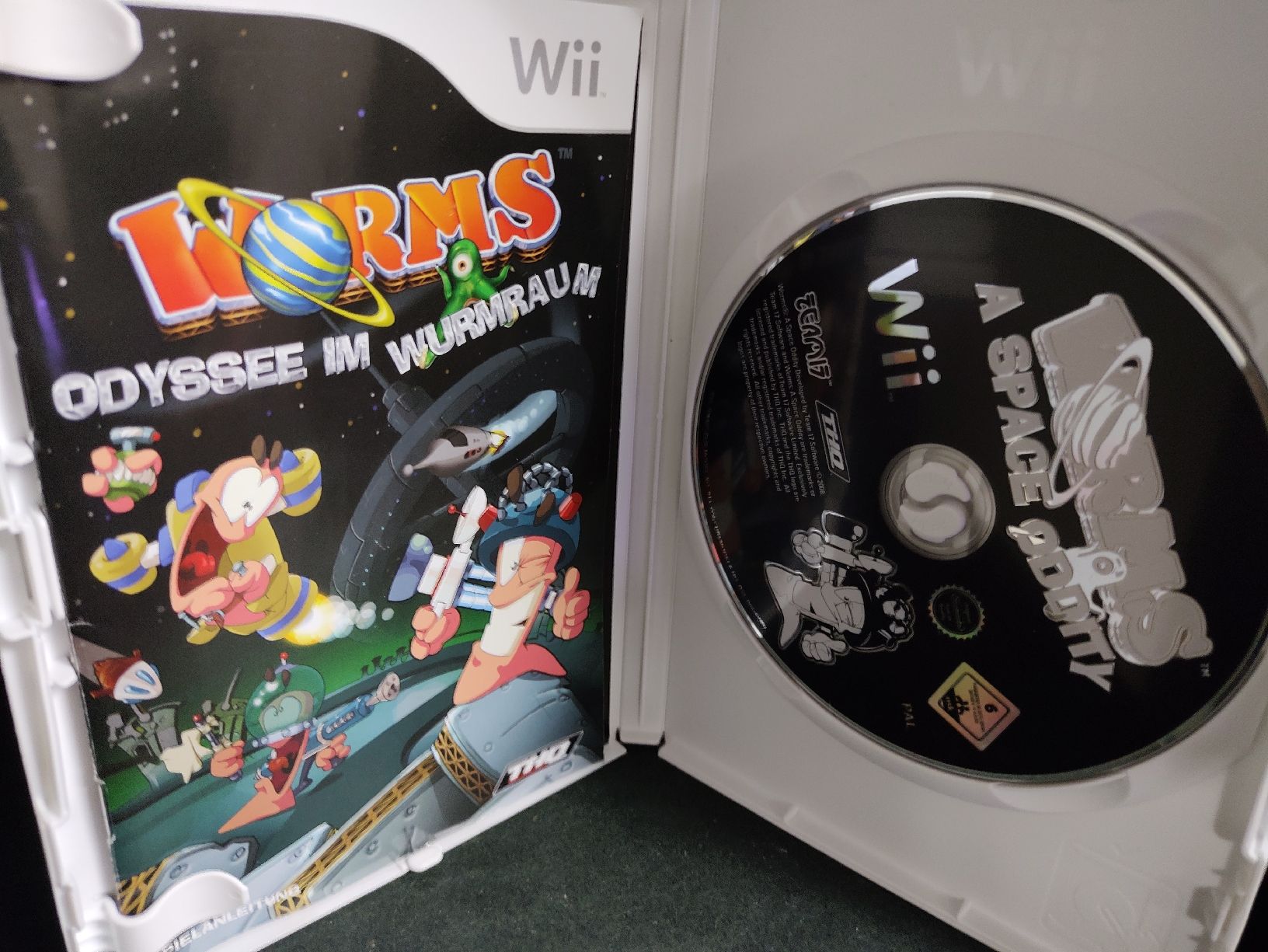 Nintendo Giochi: Worms: Odyssée dans l'Espace Wii - Jeu complet  DE – Usato da Fribourg venduto da PastGame 2
