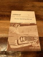 Manuel Bedienungsanleitung oldsmobile 1962 nicht Chevrolet