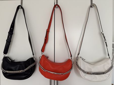 3er Set Karl Lagerfeld Handtaschen in schwarz, rot, weiss