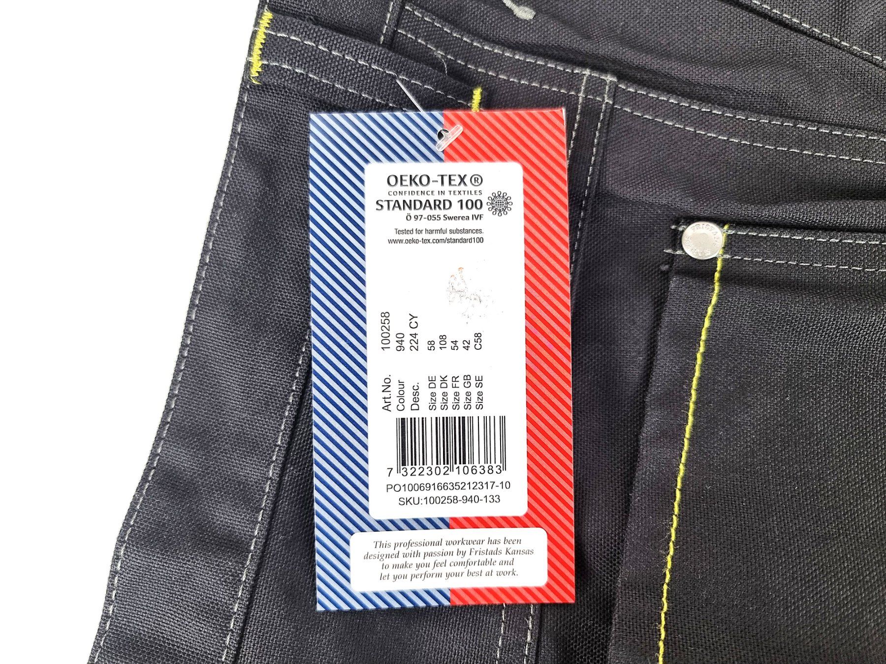 Pantaloni: Fristads Kansas Arbeitshose – Usato da Urtenen-Schönbühl venduto da Restwert_Schoenbuehl 8