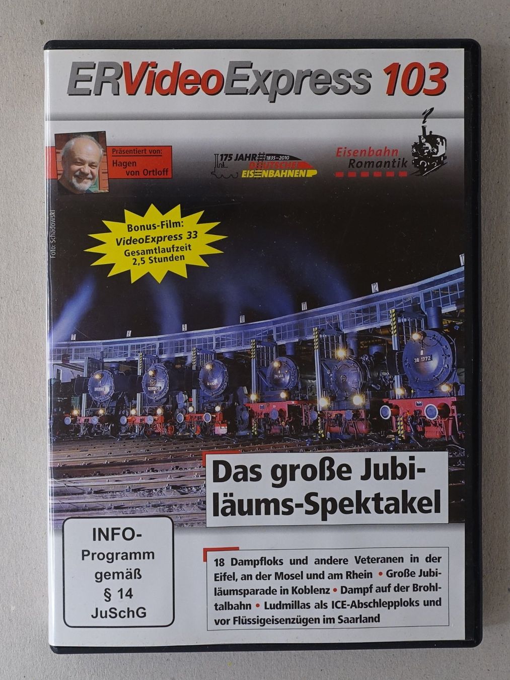 Tutti i DVDs: ER Video Express 103 - Das grosse Jubiläums-Spektakel – Usato da Sessa venduto da fraenklishop