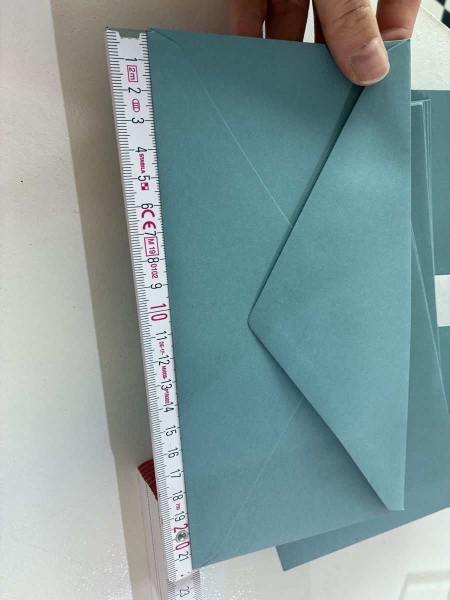 Buste & buste per spedizione: Titel: 40 Stück elegante blaue Geschenkuverts  – Nuovo e nell'imballaggio originale da St. Gallen venduto da jan_9rdj 3