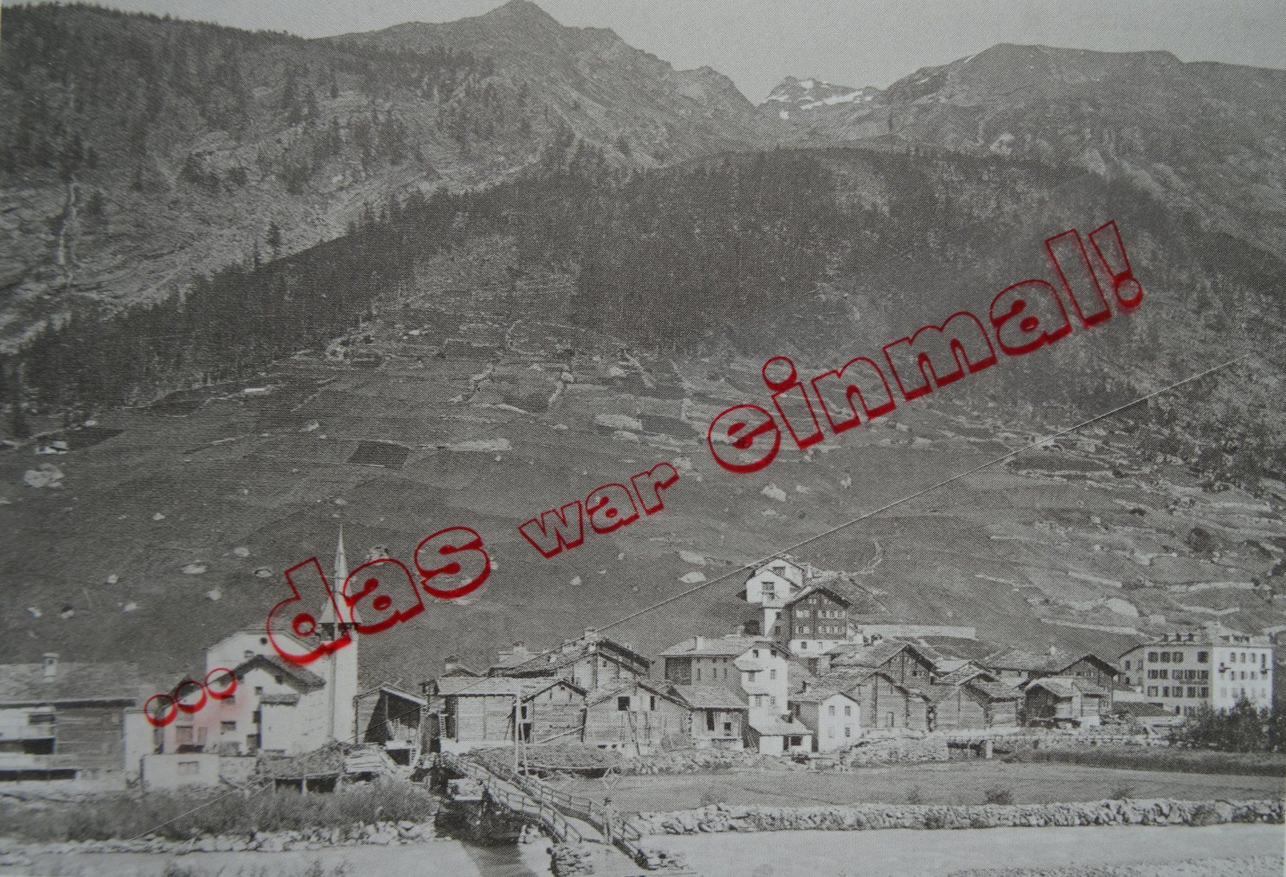 Cartoline postali: Wallis  Saas-Grund anno 1891 – Usato da Safnern venduto da Wstussi