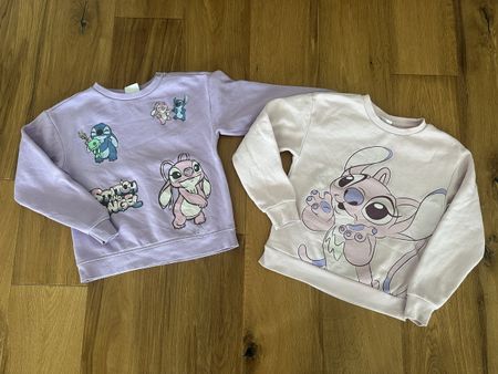 2 Pullover Disney Stitch Gr 140 gebraucht zum Austragen🤩